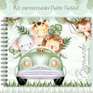 Album Mesversário - Safari Baby